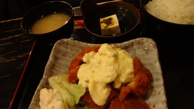 ぢどり亭 , チキン南蛮定食:750円 (2013/2)