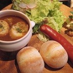 青山フラワーマーケット ティーハウス - 季節のスープ　欲ばりプレート