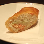 とんかつ割烹 かつぜん - ズワイ蟹の春巻　(2014/12)