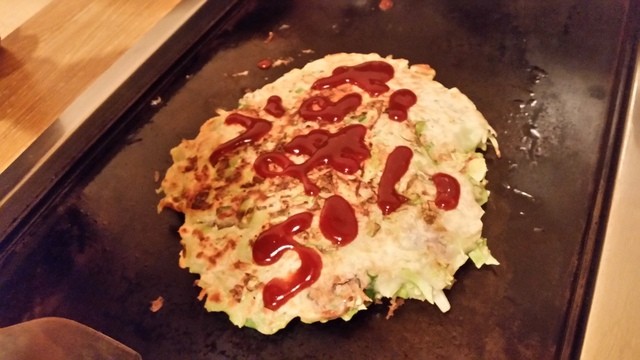 お好み焼きにゅーとん , 「にゅうとん 玉天 (800円)」