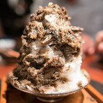 よろにく - 2016.6 焙じ茶と丹波黒豆のカキ氷