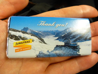 LINDT CHOCOLATE SHOP - 鉄道でもらった