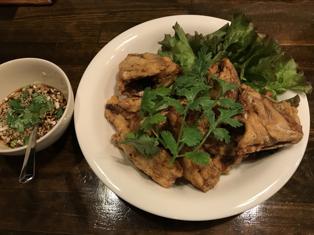 油淋鮮魚（鮮魚のブツ切り唐揚げ 特製ソース）